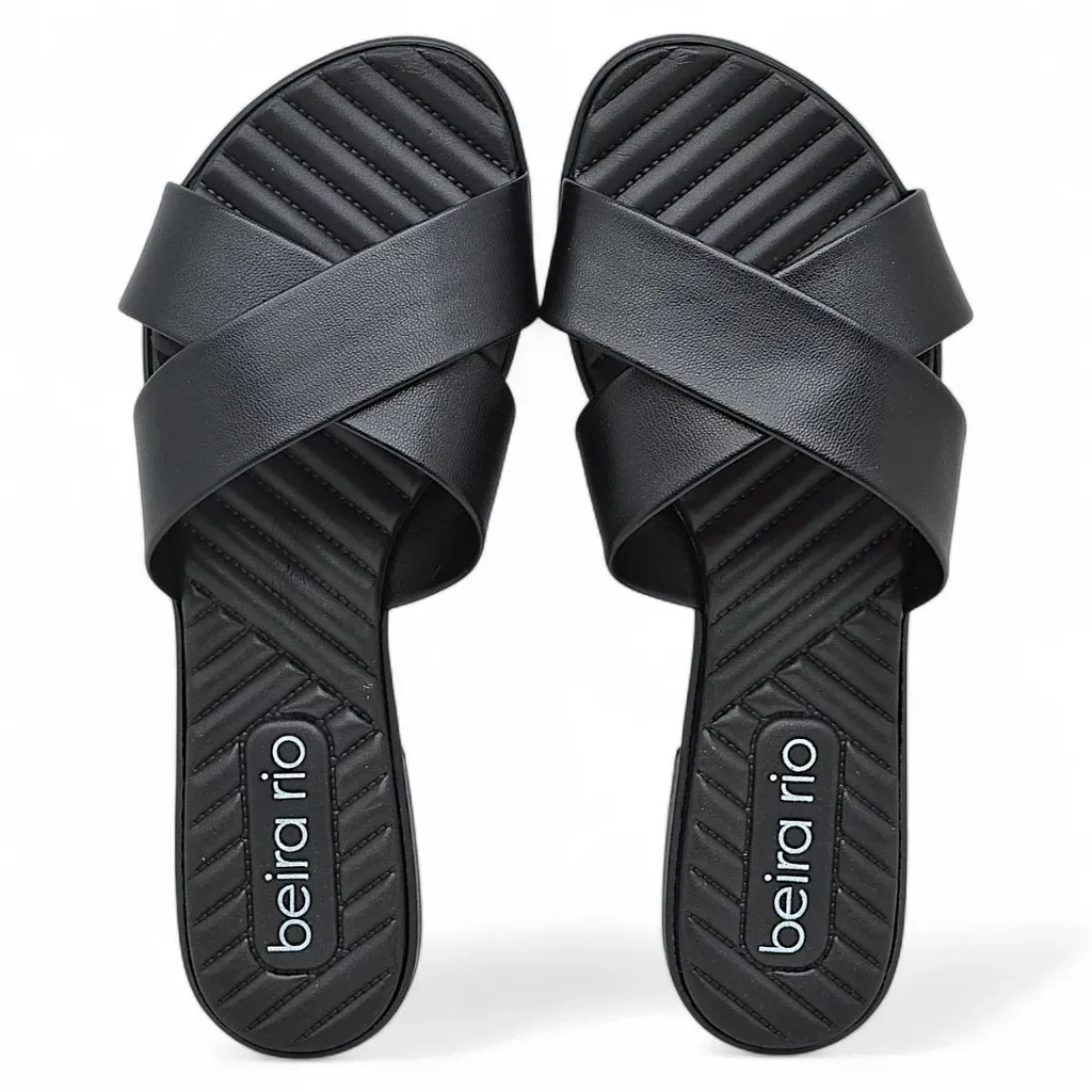 Sandalia Rasteira Beira Rio Feminina Casual Conforto Leve Original Sandalia Rasteira Beira Rio Feminina Casual Conforto Leve Original