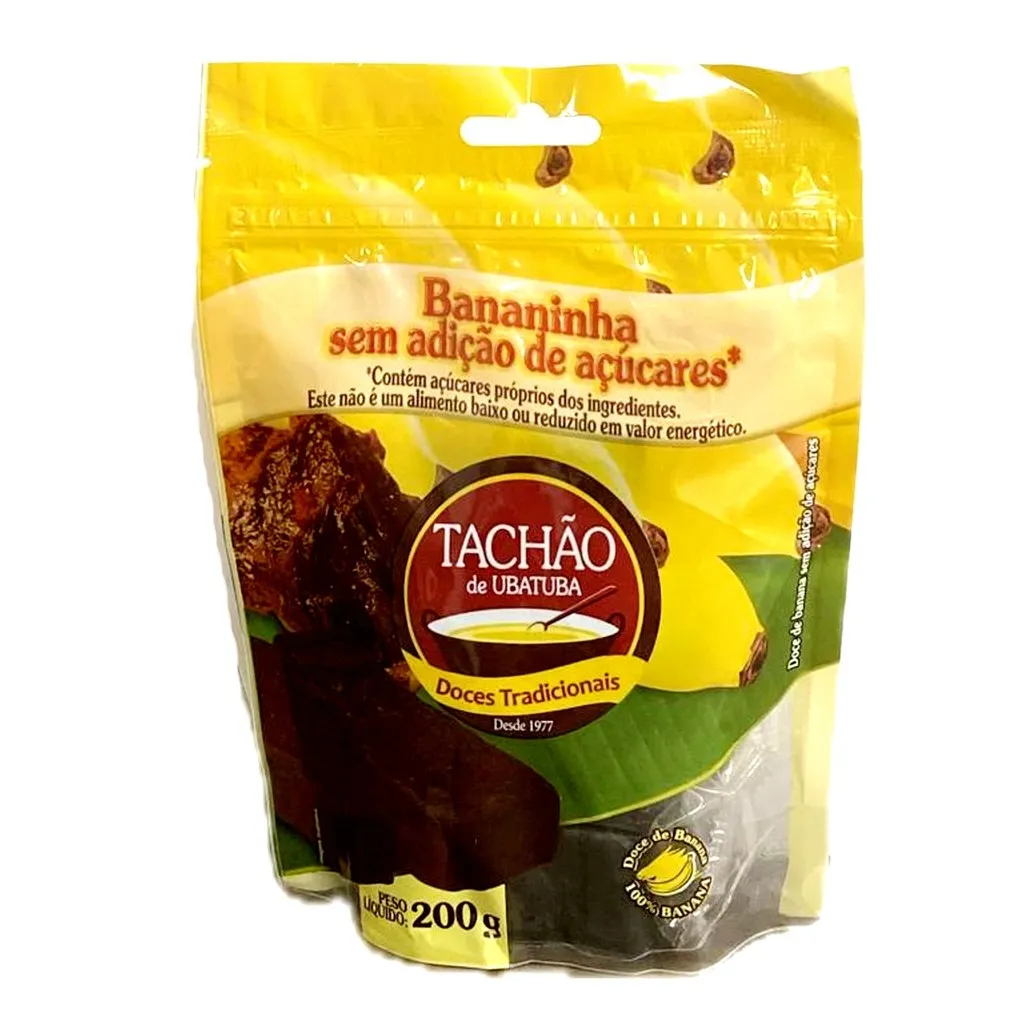 Bananinha Sem Açúcar TACHÃO DE UBATUBA 200g Bananinha Sem Açúcar TACHÃO DE UBATUBA 200g