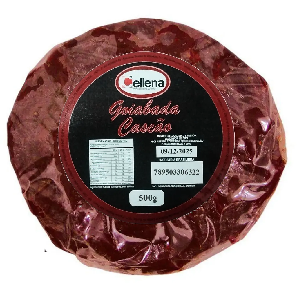 Goiabada Cascão Redonda CELLENA 500g Goiabada Cascão Redonda CELLENA 500g