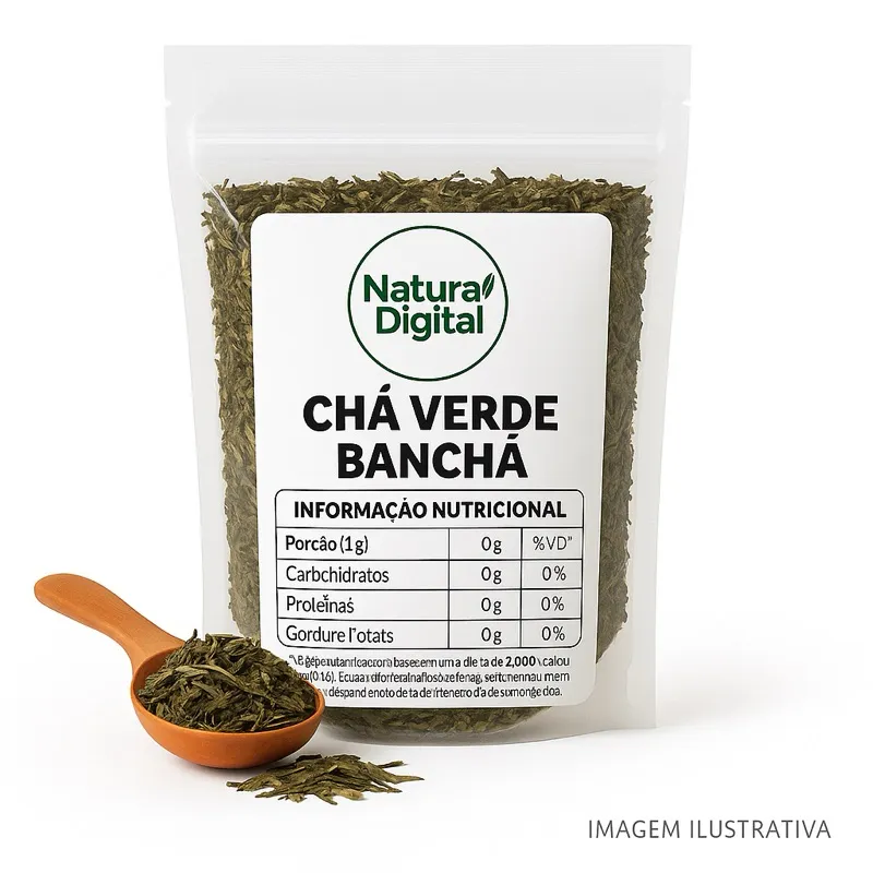 Chá verde Banchá 100% Natural - 1 kg / 500 gramas / 250 gramas / 100 gramas Chá verde Banchá 100% Natural - 1 kg / 500 gramas / 250 gramas / 100 gramas