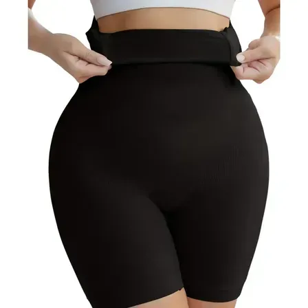 Cinta Modeladora Shorts Alta Compressão Shaper 4 Barbatana Cinta Modeladora Shorts Alta Compressão Shaper 4 Barbatana
