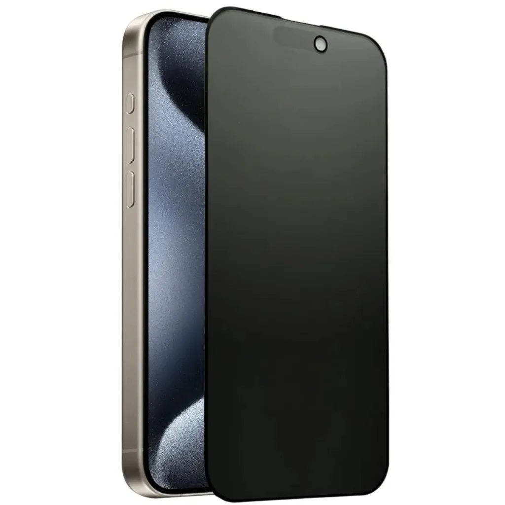 Película 15 iPhone Privacidade Cerâmica Fosca Não Quebra Flexível Película 15 iPhone Privacidade Cerâmica Fosca Não Quebra Flexível