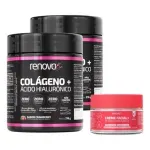 Kit 2x Colágeno + Ácido Hialurônico Verisol Renova Be Colágeno Hidrolisado Zero Lactose Vitaminas E, C, B6 Biotina e Zinco + Creme Kit 2x Colágeno + Ácido Hialurônico Verisol Renova Be Colágeno Hidrolisado Zero Lactose Vitaminas E, C, B6 Biotina e Zinco + Creme