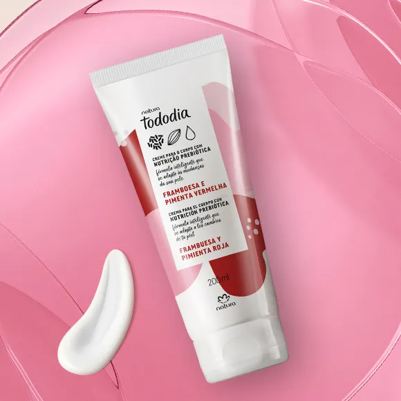 Apenas R$ 18,61 Creme Desodorante Nutritivo Para o Corpo Tododia Framboesa e Pimenta Vermelha Apenas R$ 18,61 Creme Desodorante Nutritivo Para o Corpo Tododia Framboesa e Pimenta Vermelha