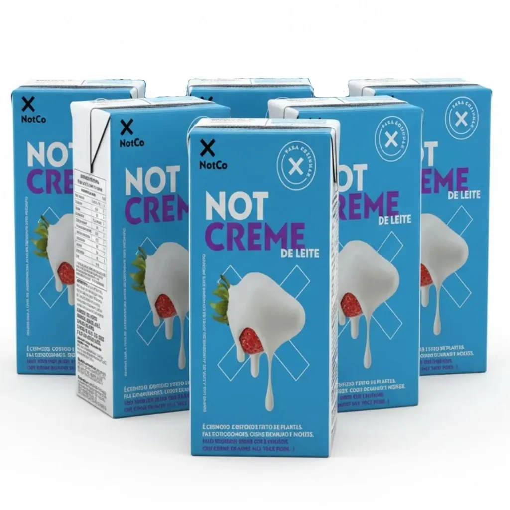 Kit 6 Creme de Leite Vegetal NOTCREME 200g Kit 6 Creme de Leite Vegetal NOTCREME 200g