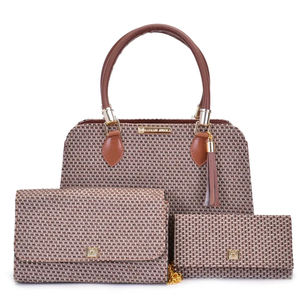 Bolsa Feminina Tote Executiva + Carteira + Balada Executiva Kit com Tres Pecas Bolsa Feminina Tote Executiva + Carteira + Balada Executiva Kit com Tres Pecas