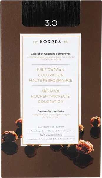Korres Arganöl Hochentwickelte Coloration 3er Set 3.0 Dunkelbraun Korres Arganöl Hochentwickelte Coloration 3er Set 3.0 Dunkelbraun