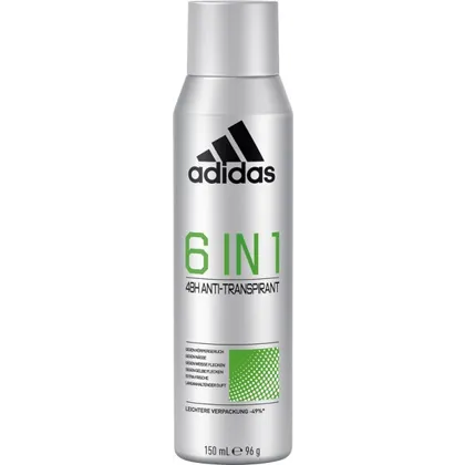 Adidas 6 in1 Deodorant Spray for Men 150 ml Adidas 6 in1 Deodorant Spray for Men 150 ml