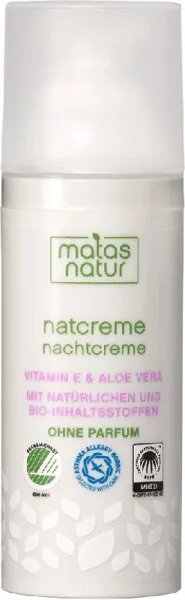 Matas Beauty Natur Nachtcreme 50 ml Matas Beauty Natur Nachtcreme 50 ml