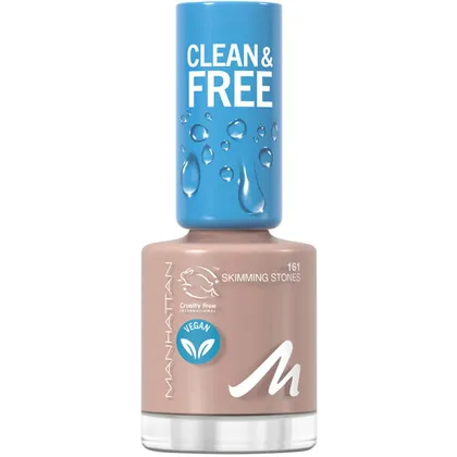 Manhattan Clean&Free Nail Polish 161 SkimmiStones 8 ml Manhattan Clean&Free Nail Polish 161 SkimmiStones 8 ml