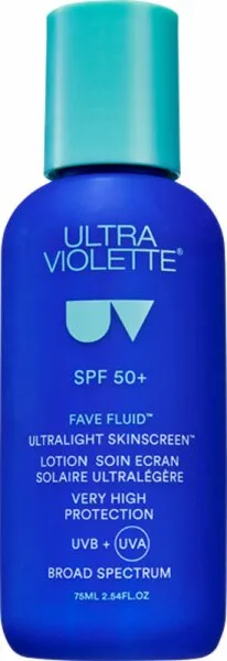 Ultra Violette Fave Fluid SPF50+ Lightweight Fragrance-Free Skinscreen 75 ml Ultra Violette Fave Fluid SPF50+ Lightweight Fragrance-Free Skinscreen 75 ml