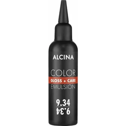 Alcina Color Gloss+Care Emulsion Haarfarbe 9.34 L.Blond-Gold-Kupfer Haarfarbe 100 ml Alcina Color Gloss+Care Emulsion Haarfarbe 9.34 L.Blond-Gold-Kupfer Haarfarbe 100 ml