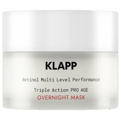 KLAPP Resist Aging Retinol Triple Action Pro Age Overnight Mask 50 ml KLAPP Resist Aging Retinol Triple Action Pro Age Overnight Mask 50 ml