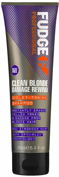 Fudge Clean Blonde Damage Rewind Violet Toning Shampoo 250 ml Fudge Clean Blonde Damage Rewind Violet Toning Shampoo 250 ml