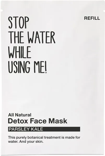 Stop The Water While Using Me! All Natural Parsley Kale Detox Face Mask Refill Sachet 50 ml Stop The Water While Using Me! All Natural Parsley Kale Detox Face Mask Refill Sachet 50 ml