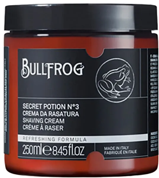 Bullfrog Shaving Cream Secret Potion N.3 Refreshing 250 ml Bullfrog Shaving Cream Secret Potion N.3 Refreshing 250 ml