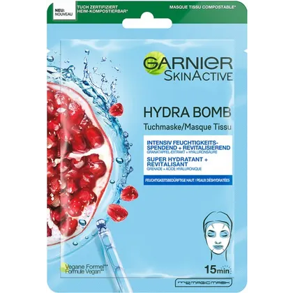 Garnier Hydra Bomb Tuchmaske Granatapfel Tuchmaske 28g Garnier Hydra Bomb Tuchmaske Granatapfel Tuchmaske 28g