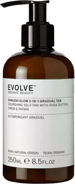 Evolve Organic Beauty Sunless Glow 3-in-1 Gradual Tan 250 ml Evolve Organic Beauty Sunless Glow 3-in-1 Gradual Tan 250 ml
