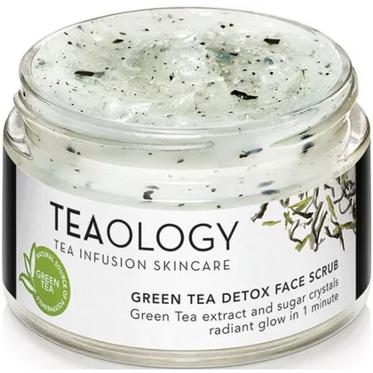 TEAOLOGY Cleansing Green Tea Detox Face Scrub 50 ml TEAOLOGY Cleansing Green Tea Detox Face Scrub 50 ml