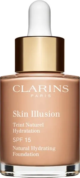 CLARINS Skin Illusion Teint Naturel Hydratation SPF 15 30 ml Beige 107 CLARINS Skin Illusion Teint Naturel Hydratation SPF 15 30 ml Beige 107