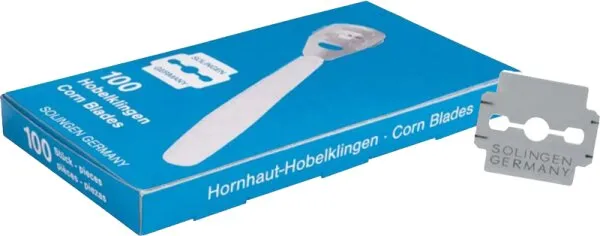 YES Solingen Hornhauthobelklingen 10×10 Stk. 1 Stk. YES Solingen Hornhauthobelklingen 10×10 Stk. 1 Stk.