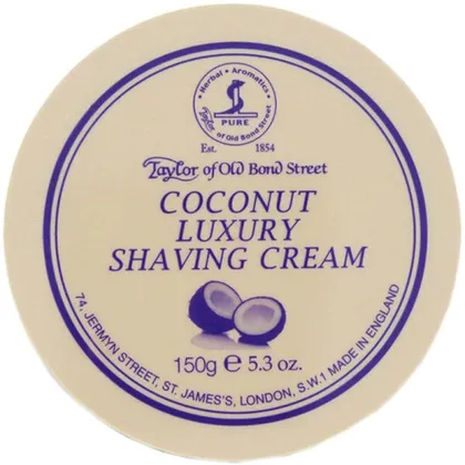 Taylor of Old Bond Street Coconut Shaving Cream Bowl 150 g Taylor of Old Bond Street Coconut Shaving Cream Bowl 150 g