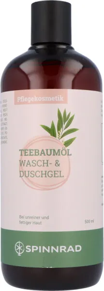 Spinnrad Teebaumöl Wasch- und Duschgel 500 ml Spinnrad Teebaumöl Wasch- und Duschgel 500 ml