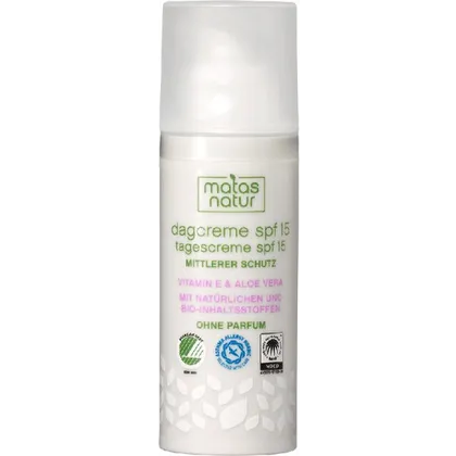 Matas Beauty Natur Tagescreme lsf 15 50 ml Matas Beauty Natur Tagescreme lsf 15 50 ml