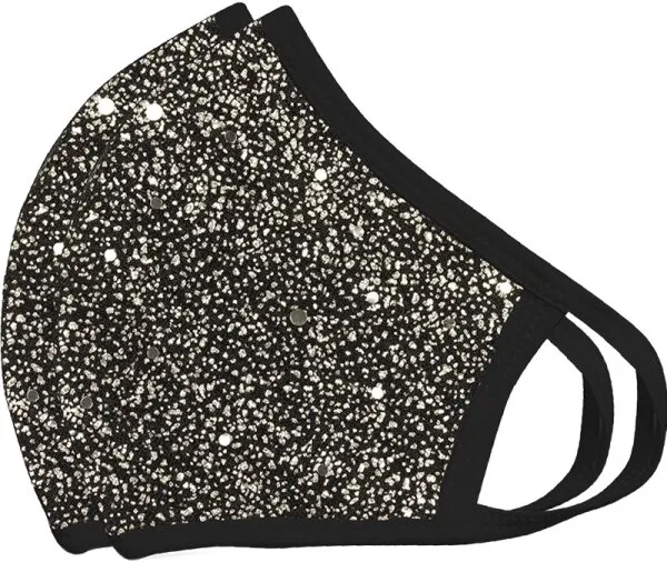 NEQI Community Face Coverings, Xmas Silver S-M NEQI Community Face Coverings, Xmas Silver S-M