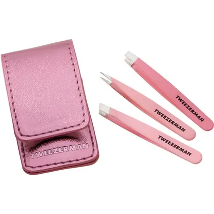 Tweezerman Micro Mini Tweezer Set – Micro Mini Pinzetten Set, Pink Tweezerman Micro Mini Tweezer Set – Micro Mini Pinzetten Set, Pink