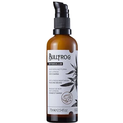 Bullfrog Botanical Anti-Stress Night Mask Face+Beard 75 ml Bullfrog Botanical Anti-Stress Night Mask Face+Beard 75 ml