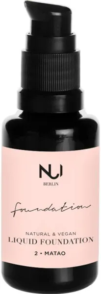Nui Cosmetics Natural Liquid Foundation 02 MATAO 30 ml Nui Cosmetics Natural Liquid Foundation 02 MATAO 30 ml