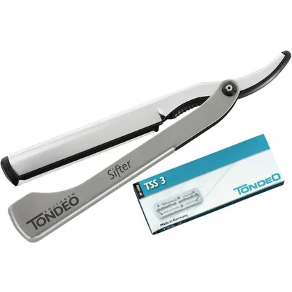 TONDEO Sifter Classic Set – Rasiermesser incl. 10 Klingen TSS 3 TONDEO Sifter Classic Set – Rasiermesser incl. 10 Klingen TSS 3