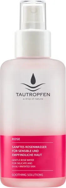 Tautropfen Rose Soothing Solutions Sanftes Rosenwasser für sensible und empfindliche Haut, 100 ml Tautropfen Rose Soothing Solutions Sanftes Rosenwasser für sensible und empfindliche Haut, 100 ml