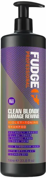 Fudge Clean Blonde Damage Rewind Violet Toning Shampoo 1000 ml Fudge Clean Blonde Damage Rewind Violet Toning Shampoo 1000 ml