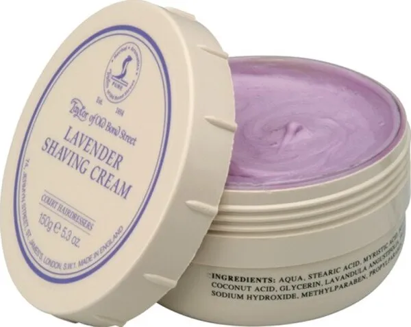 Taylor of Old Bond Street Lavender Shaving Cream Bowl 150 g Taylor of Old Bond Street Lavender Shaving Cream Bowl 150 g