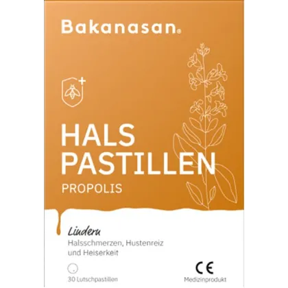 Bakanasan Propolis Halspastillen 30 Stk. Bakanasan Propolis Halspastillen 30 Stk.