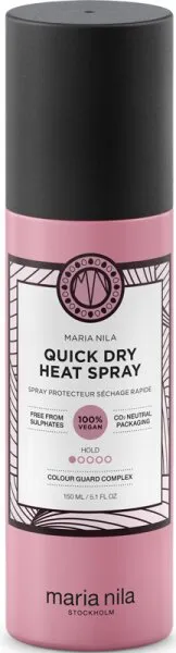 Maria Nila Style & Finish Quick Dry Heat Spray 150 ml Maria Nila Style & Finish Quick Dry Heat Spray 150 ml