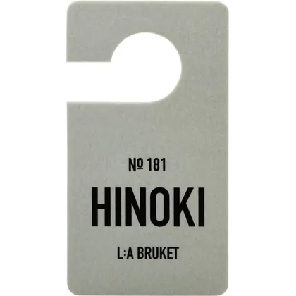 L:A Bruket No. 181 Fragrance Tag Hinoki L:A Bruket No. 181 Fragrance Tag Hinoki