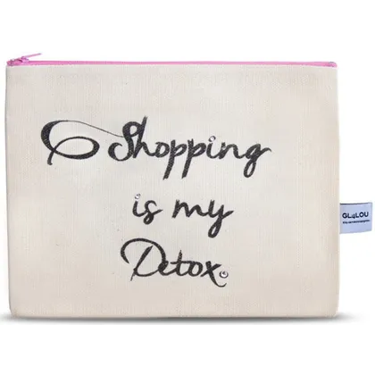 4LOU Vanity Bag Detox – 100% Canvas Swarovski Applikationen 4LOU Vanity Bag Detox – 100% Canvas Swarovski Applikationen