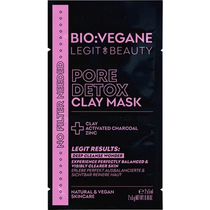 Bio:Végane Pore Detox Clay Mask 2×5 ml Bio:Végane Pore Detox Clay Mask 2×5 ml