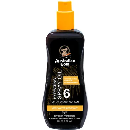 Australian Gold Sunscreen SPF 6 Carrot Oil Spray 237 ml Australian Gold Sunscreen SPF 6 Carrot Oil Spray 237 ml