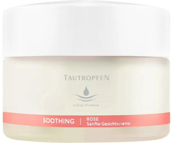Tautropfen Rose Soothing Solutions Sanfte Gesichtscreme für sensible und empfindliche Haut 50 ml Tautropfen Rose Soothing Solutions Sanfte Gesichtscreme für sensible und empfindliche Haut 50 ml