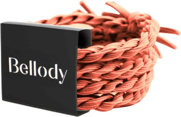 Bellody® Original Haargummis (4 Stück – Ibiza Orange) Bellody® Original Haargummis (4 Stück – Ibiza Orange)