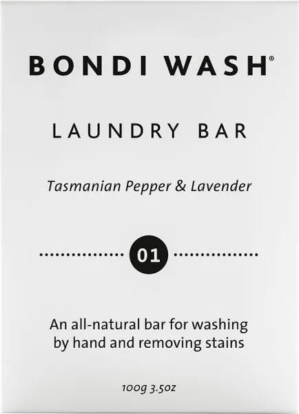 Bondi Wash Laundry Bar Tasmanian Pepper & Lavender 100 g Bondi Wash Laundry Bar Tasmanian Pepper & Lavender 100 g