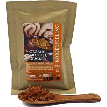 Tanamera Organic Brauner Zucker Körperpeeling 100 g Tanamera Organic Brauner Zucker Körperpeeling 100 g