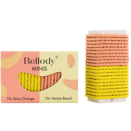 Bellody® Mini Haargummis (20 Stück – Orange & Gelb – Mischpaket) Bellody® Mini Haargummis (20 Stück – Orange & Gelb – Mischpaket)