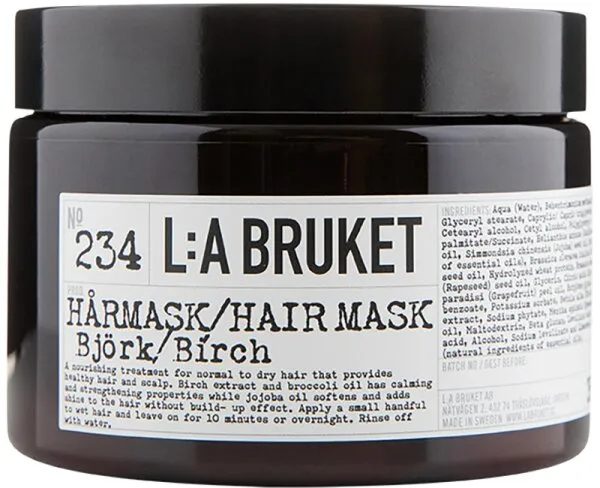 L:A Bruket No. 234 Hairmask Birch 350 g L:A Bruket No. 234 Hairmask Birch 350 g