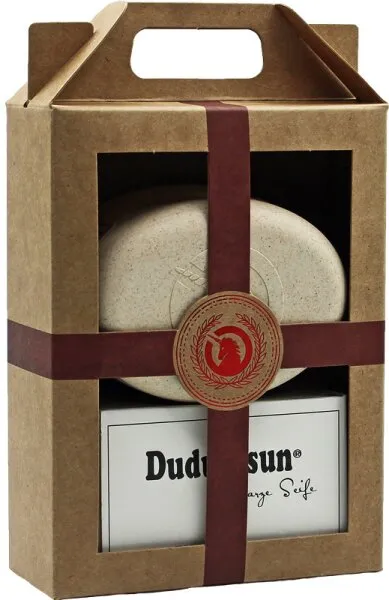 Unicorn Geschenk-Set unicorn Seifendose aus Flüssigholz groß + sahneweiß & Dudu-Osun PURE – 150g Unicorn Geschenk-Set unicorn Seifendose aus Flüssigholz groß + sahneweiß & Dudu-Osun PURE – 150g