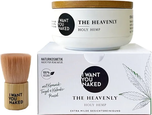 I Want You Naked THE HEAVENLY Holy Hemp Facial Cleansing Soap 75 g I Want You Naked THE HEAVENLY Holy Hemp Facial Cleansing Soap 75 g
